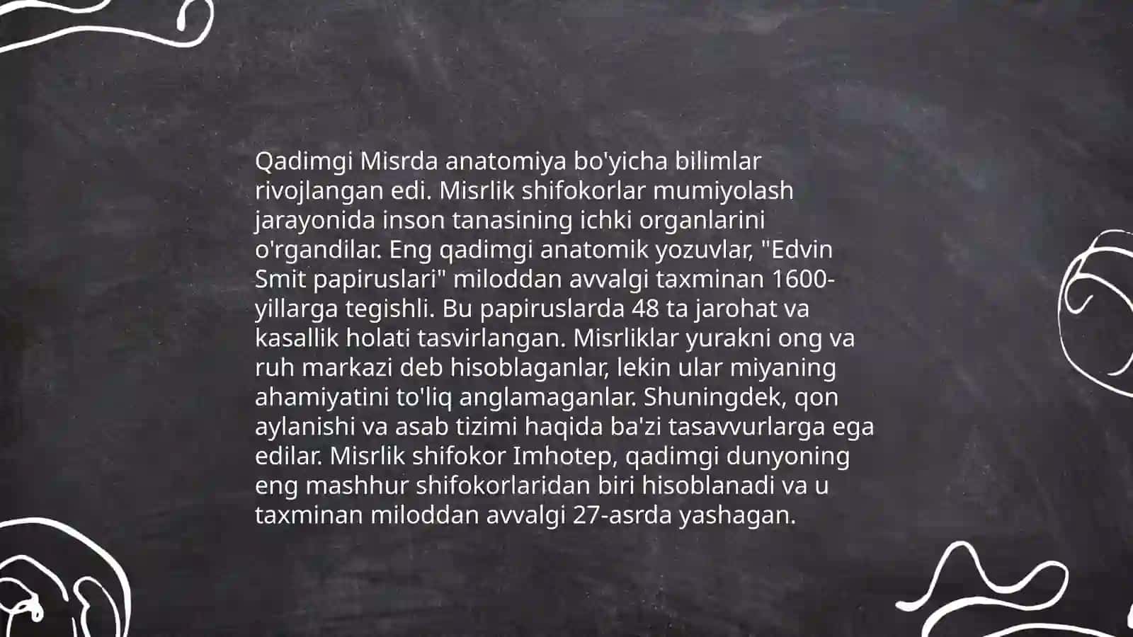 Anatomiya fanining qisqacha tarixiy ocherk 4