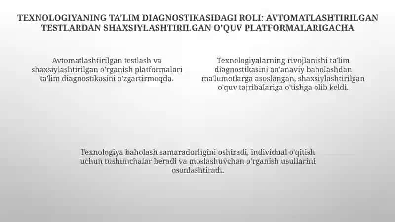 Tarbiya diagnostikasining tarixiy- tadrijiy asoslari 4