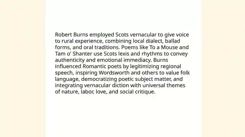 The Romantic Age in English Literature 1780-1830 by Robert Burns 4