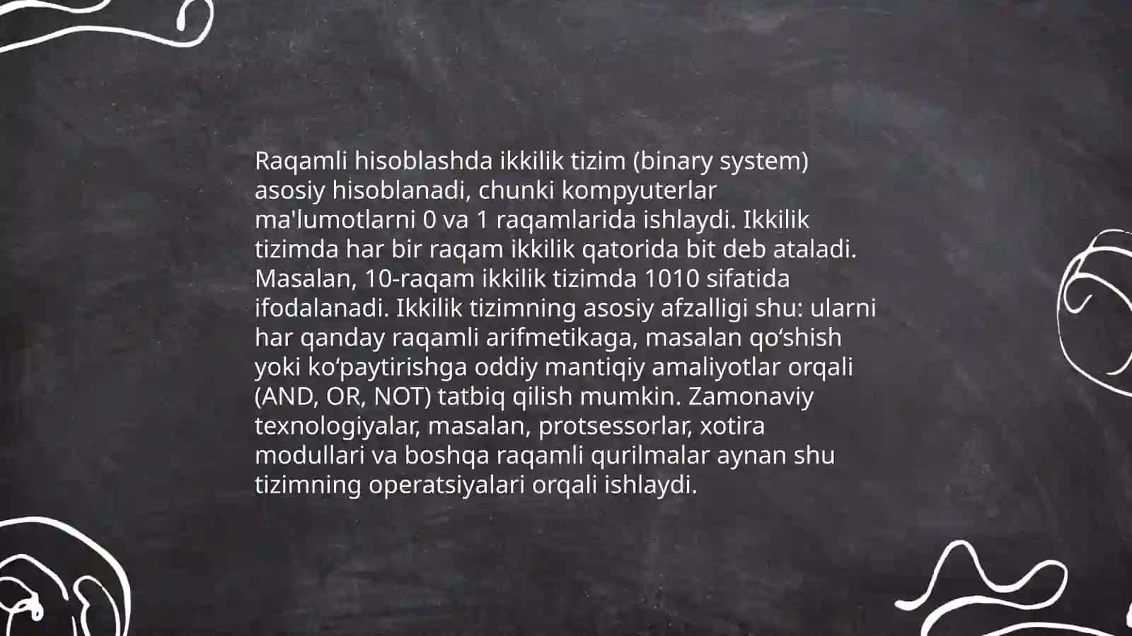 Ikkilik sonlar asosida o‘yin fizikasi va simulyatsiyalarini hisoblash usullari 4
