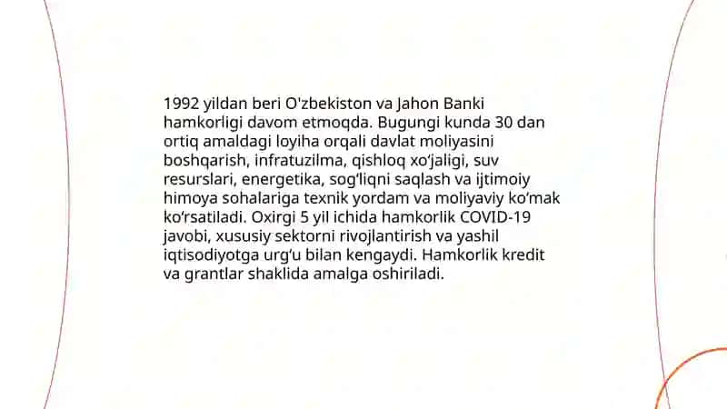 O'zbekistonning xalqaro tashkilotlar bilan hamkorlik aloqalari Meliyeva Zaxroxon 4