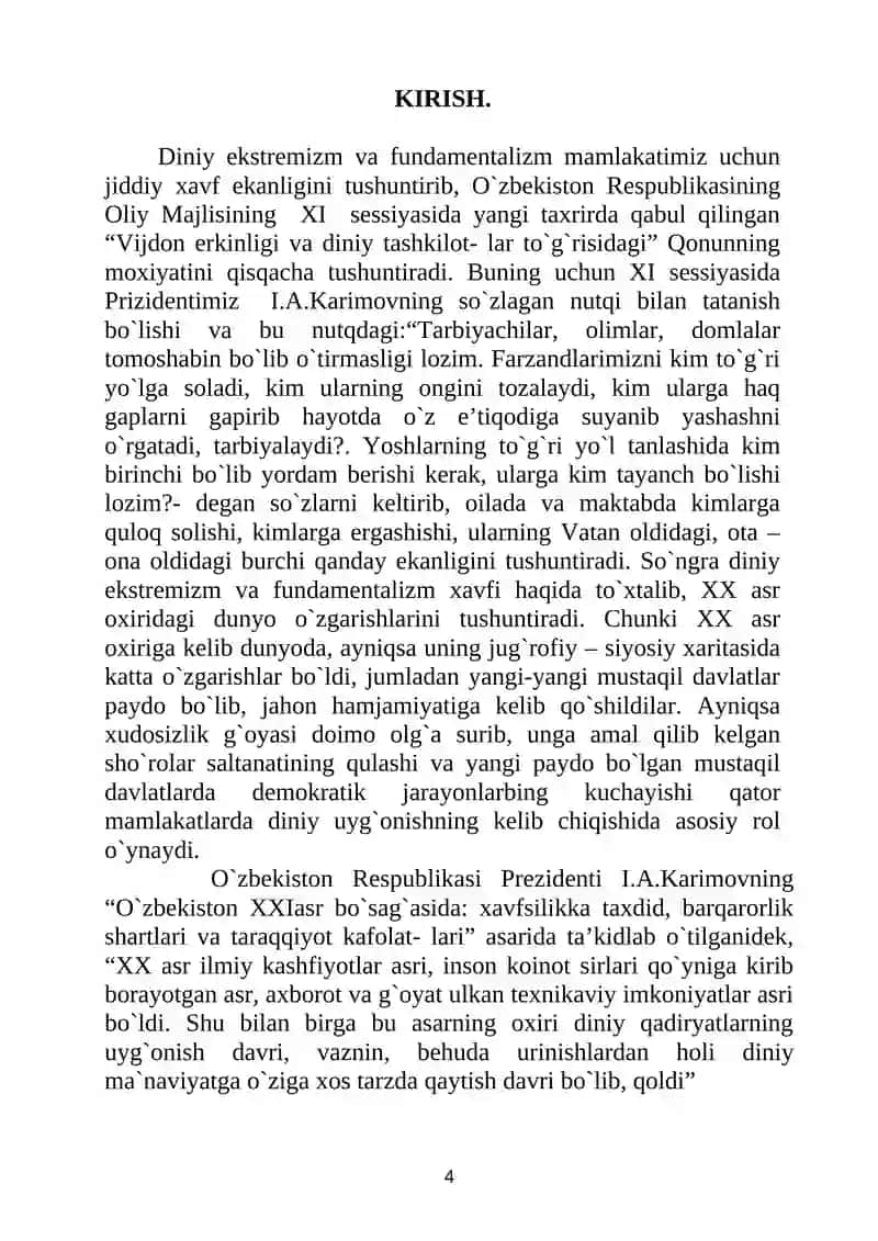 DINIY EKSTREMIZMGA QARSHI KURASHNING DOLZARBLIGI 4