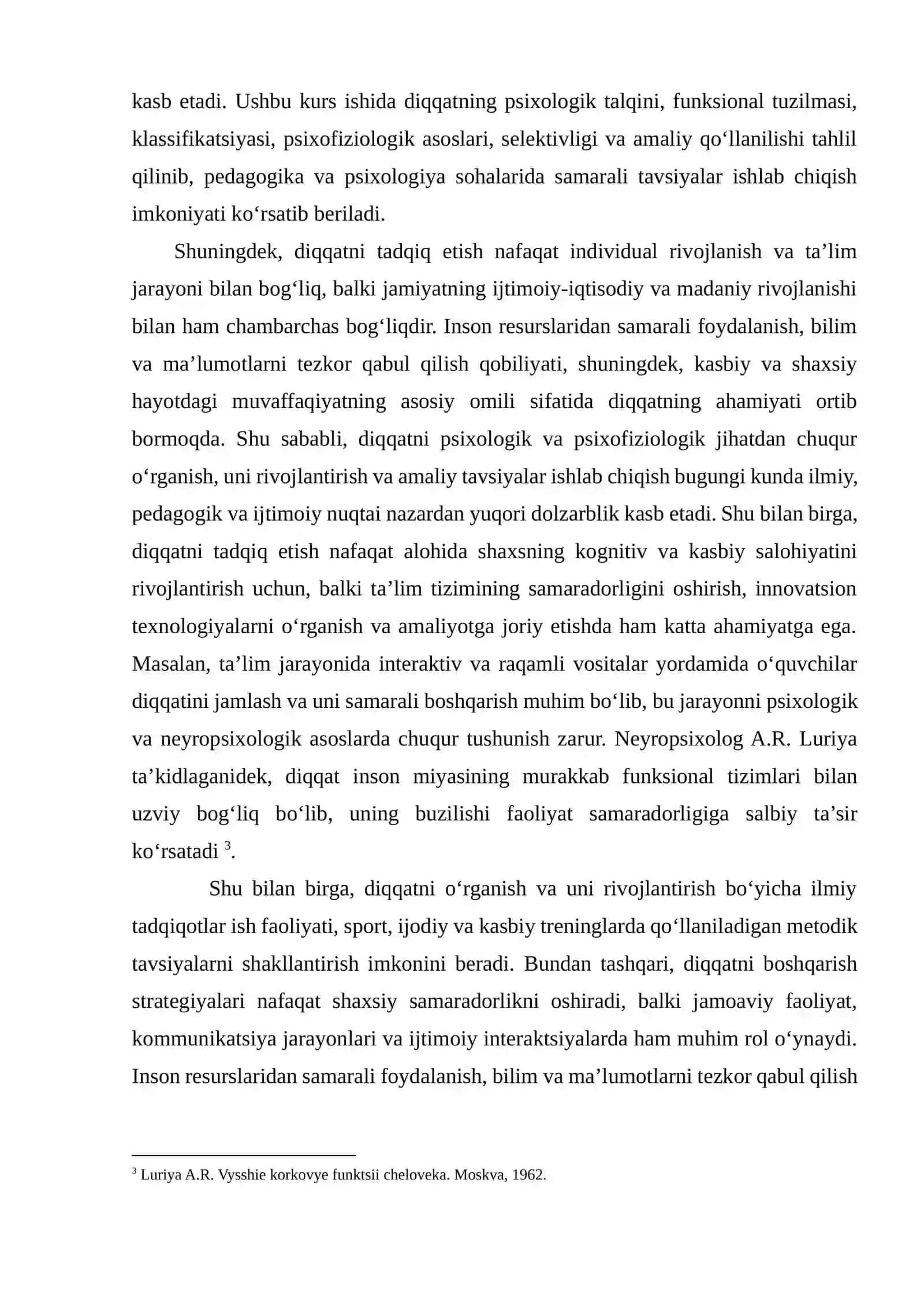 DIQQATNING  SELEKTIVLIGI  VA RESURSLAR NAZARIYASI 4