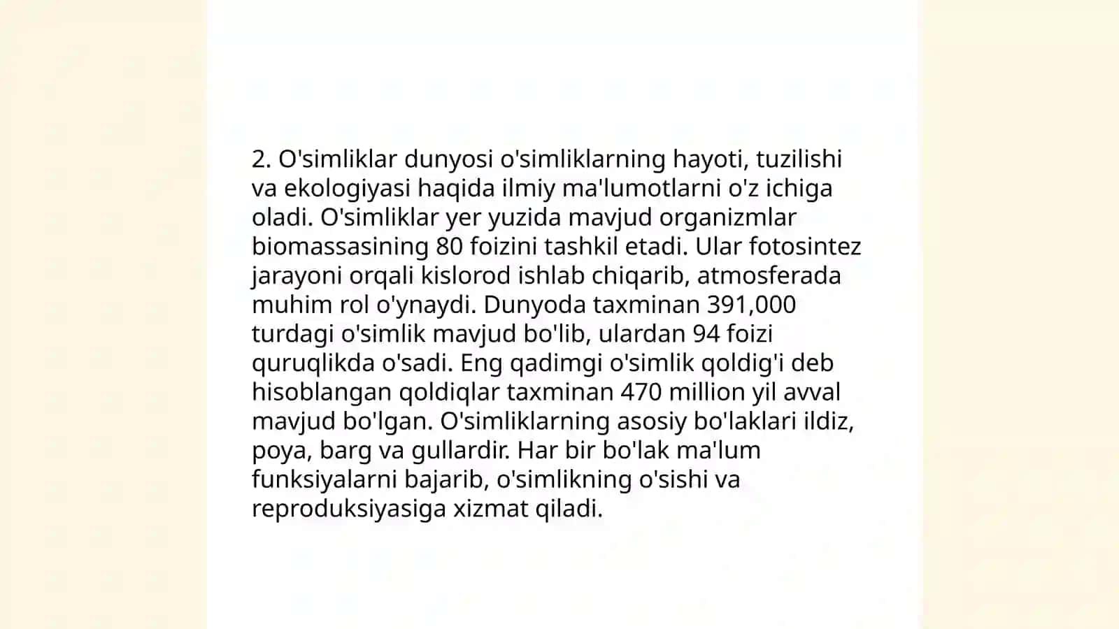 3-sinf "Tabiatshunoslik"darsligi tahlili va taqrizi 4