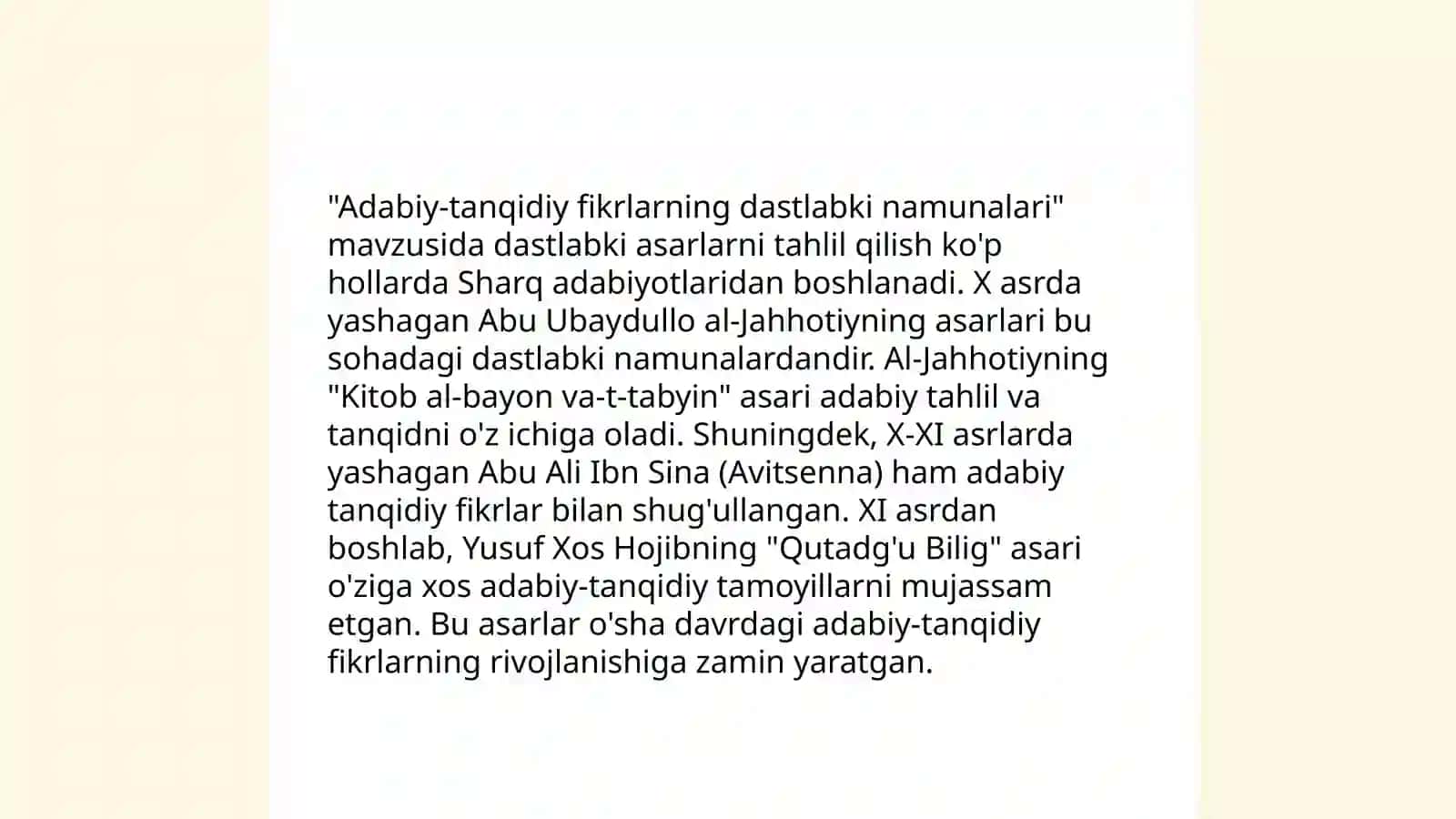Sharq klassik adabiyotida adabiy-tanqidiy fikrlar taraqqiyoti 4