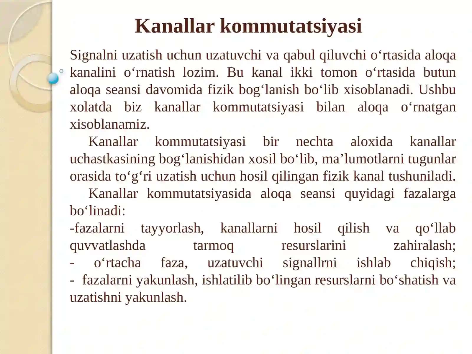 ELEKTRALOQA KOMMUTATSIYA USULLARI 4
