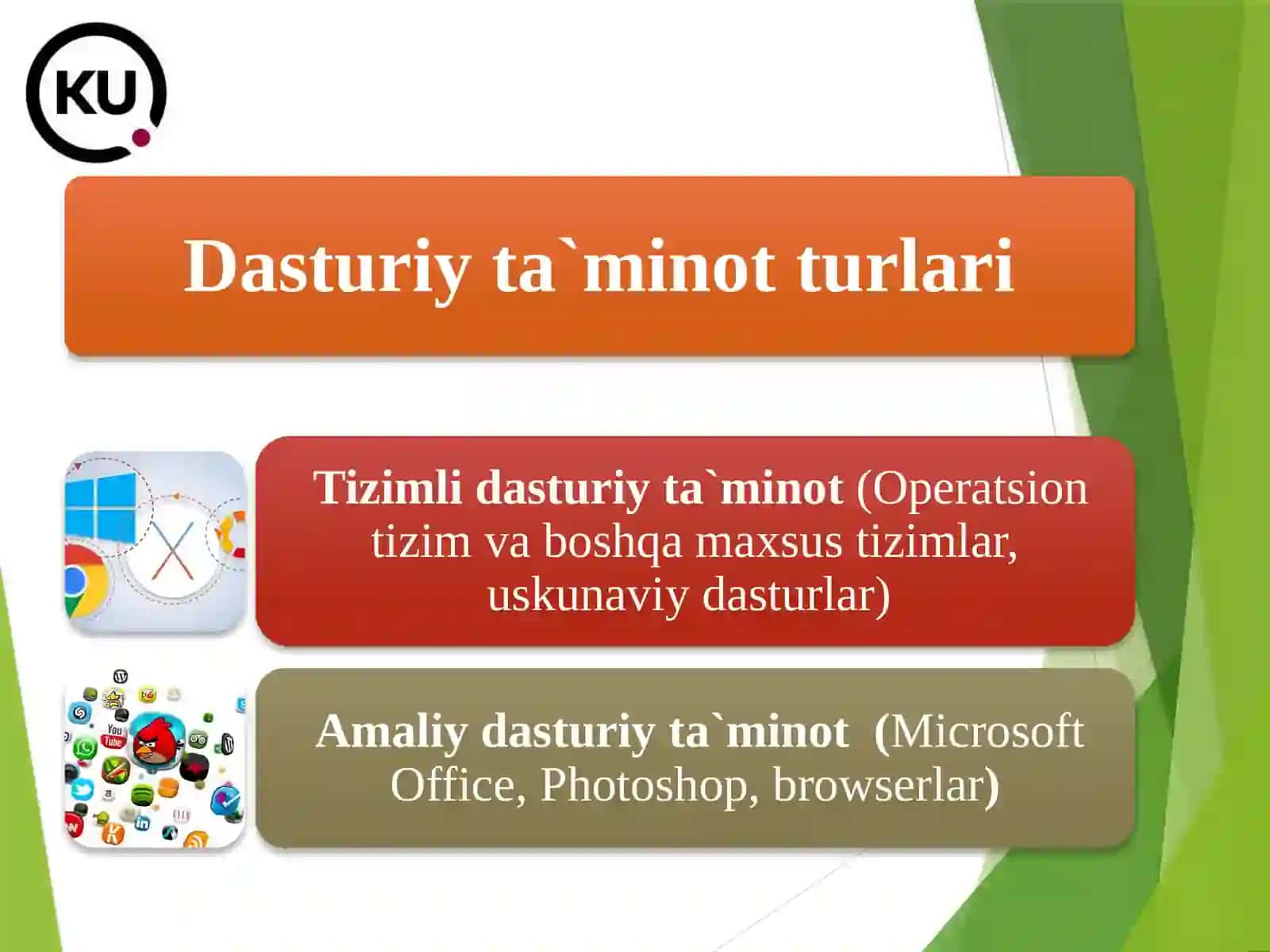 Dasturiy ta’minot va uning rivojlanib borish tendensiyalari 4