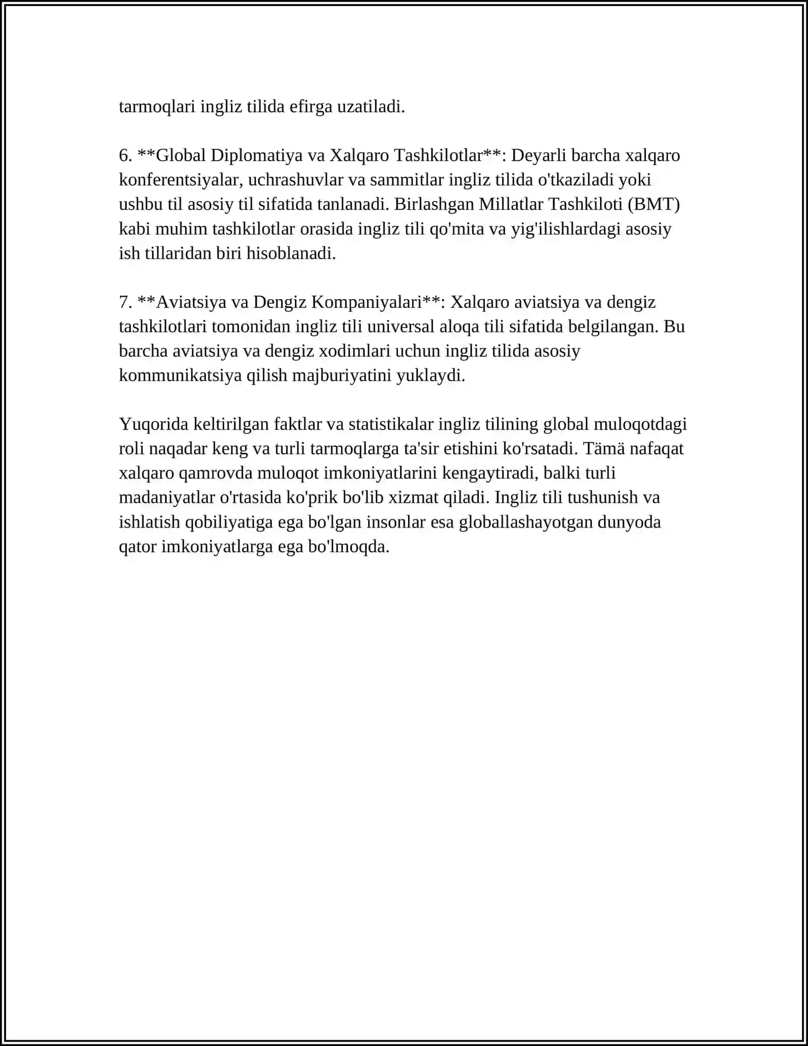 INGLIZ TILINI HAQIQATI 4