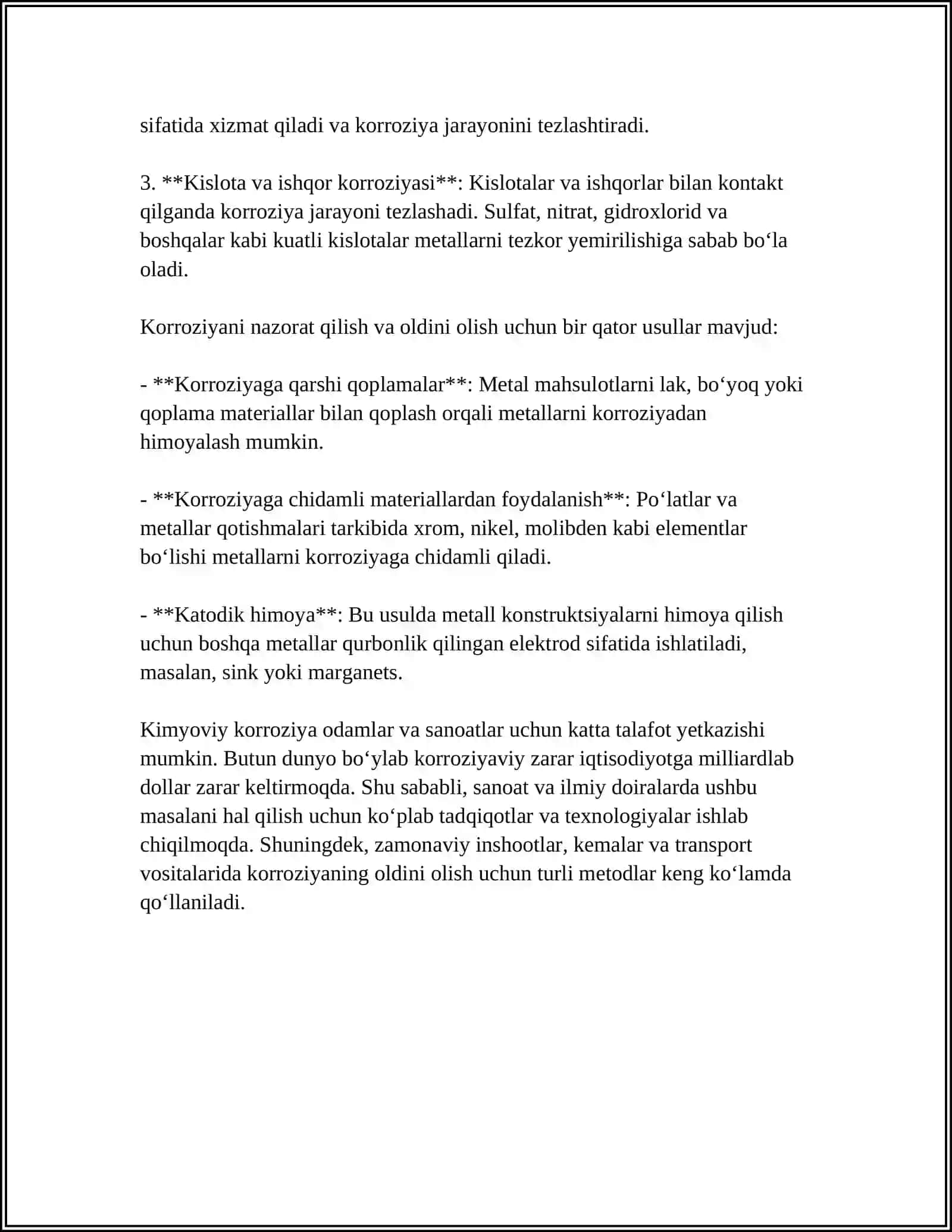 METALLAR KORROZIYASI 4