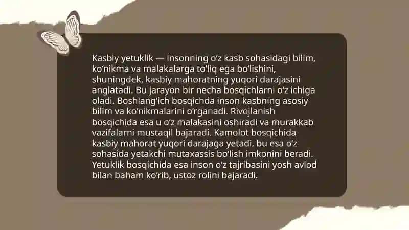 "Munozara" texnologiyasi asosida kasbiy yetuklik va pedagogning o'z o'zini rivojlantirishi 4