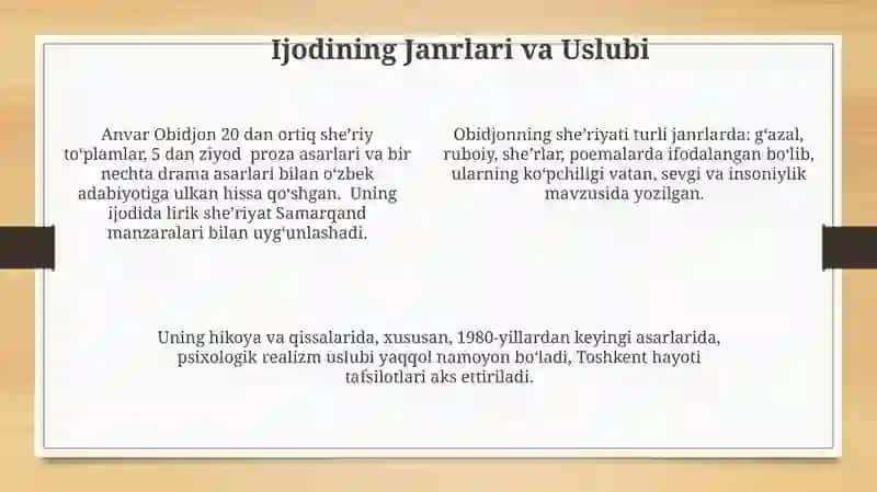 Xotiralar va Baholovlar 4