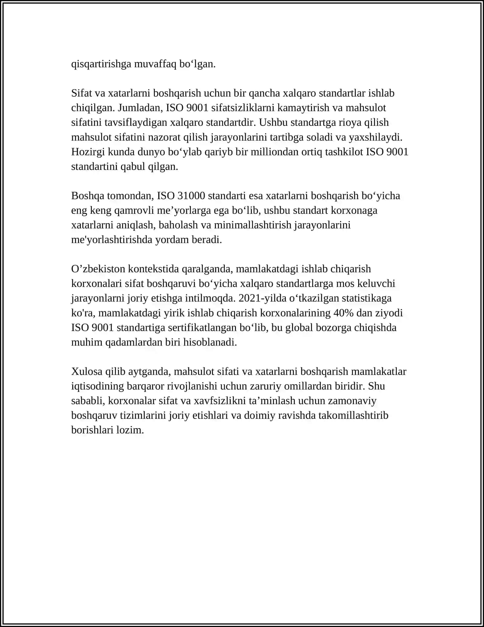 FARMATSEVTIKA SIFAT TIZIMI (ICH Q10) 4