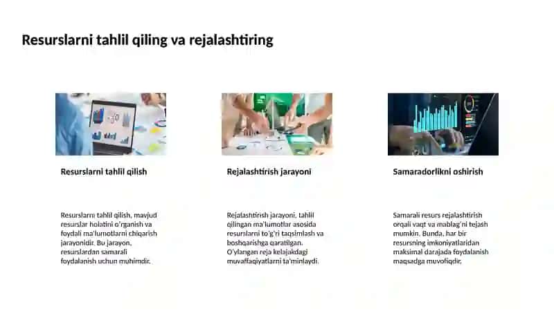 Logistikada strategik rejalashtirish bosqichlari 4