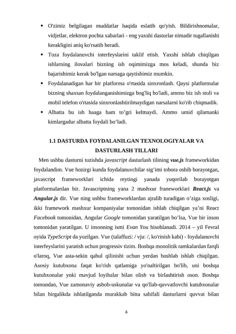 Qilinishi kerak bo’lgan ishlarni boshqarish (ToDoList App) 4