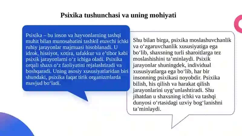 Psixika haqida umumiy tushuncha 4