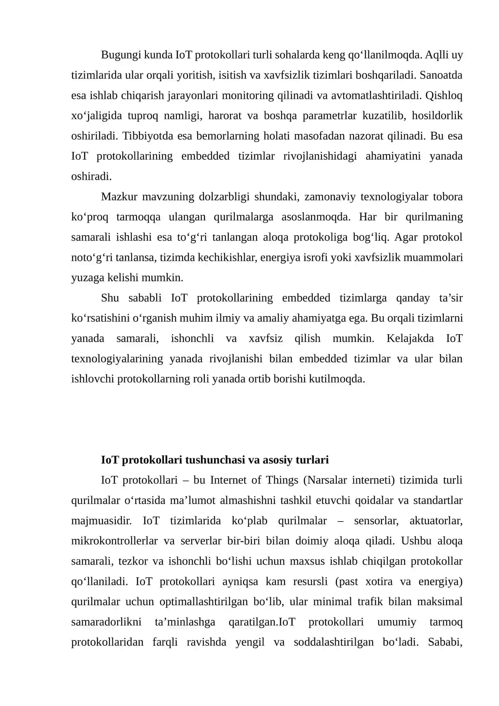 IoT protokollarining embedded tizimlar rivojlanishiga ta’siri 4