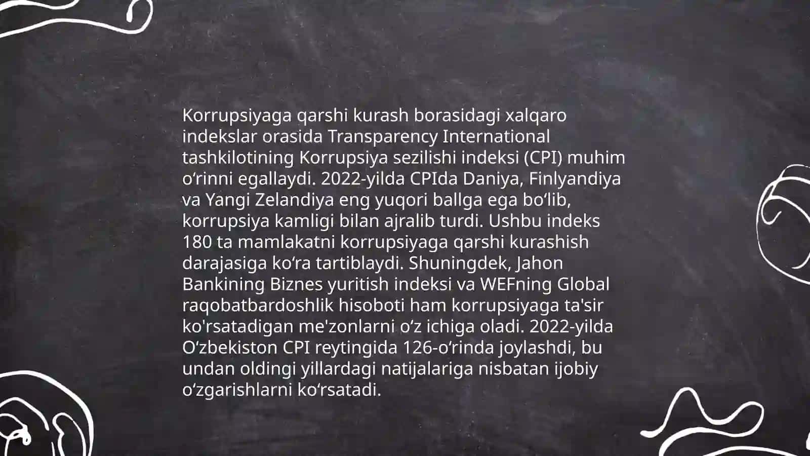 Yangi O‘zbekiston ijtimoiy-siyosiy, iqtisodiy va madaniy hayotida ro‘y berayotgan o‘zgarishlarning xalqaro reyting va indekslarda aks etishi 4