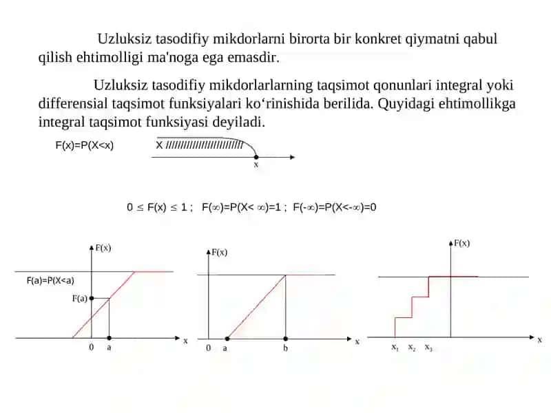 TASODIFIY JARAYONLAR 4
