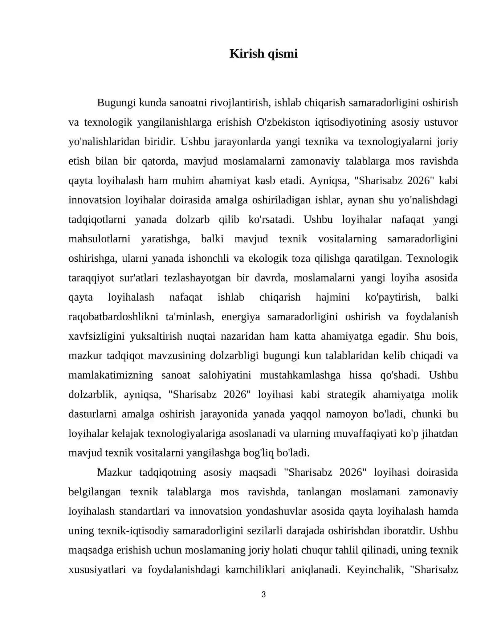 MAVZU: Moslamani yangi loyiha asosida qayta loyihalashga oid mashq 4