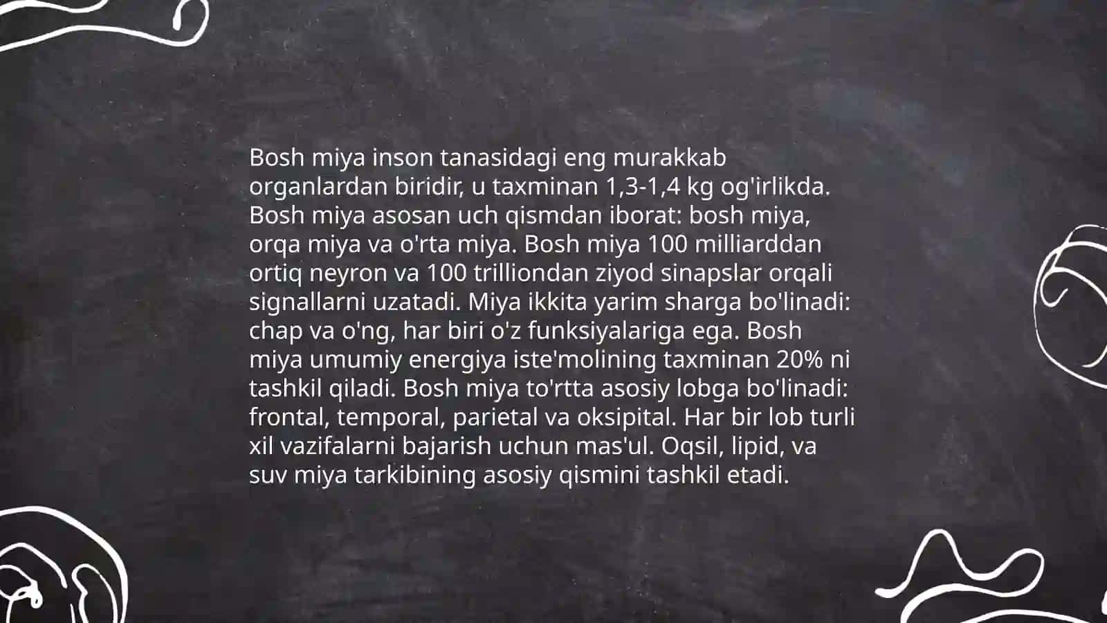 Bosh miyaning va bosh miya katta yarmsharlarining tuzilishi 4