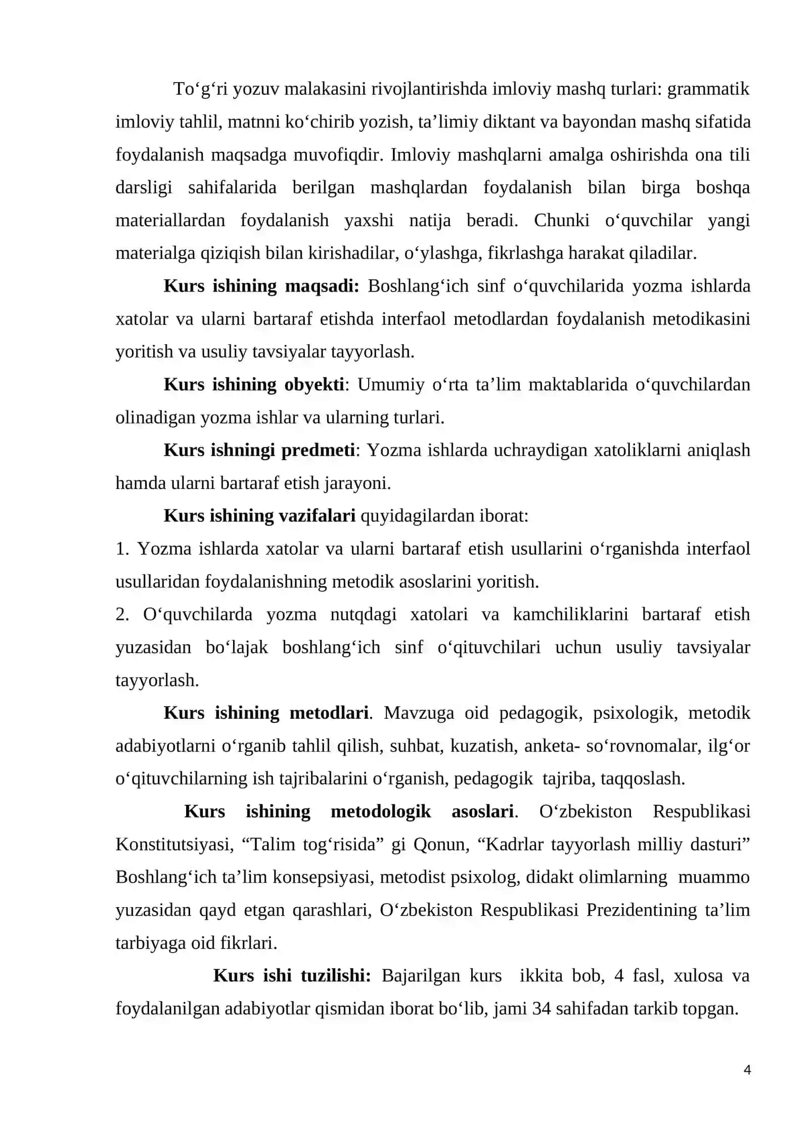 Yozma ishlardagi xatolar va ularni bartaraf etish usullari 4