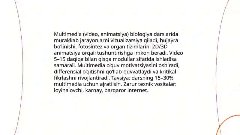 Noan’anaviy pedagogik texnologiyalar va biologiya darslari 4