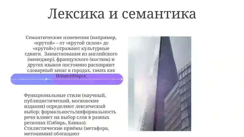 Особенности современного русского литературного языка 4