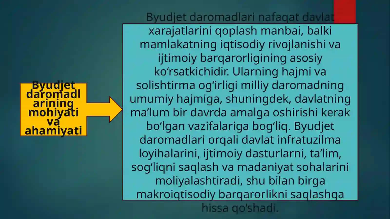 Davlat byudjeti daromadlarining G‘azna Ijrosi 4