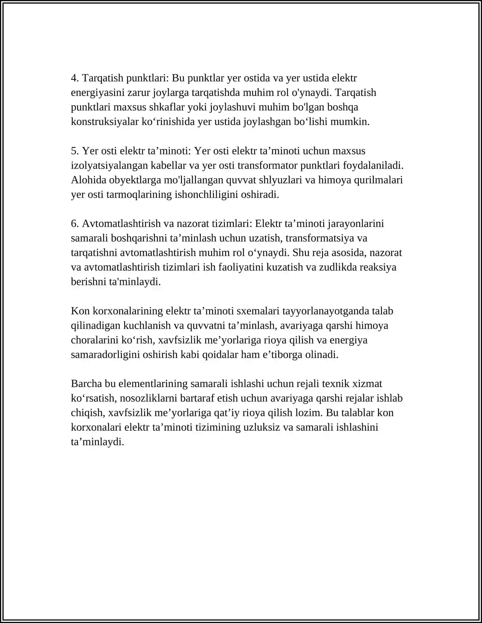 KON KORXONALARI ELEKTR TA'MINOTI SXEMALARI 4