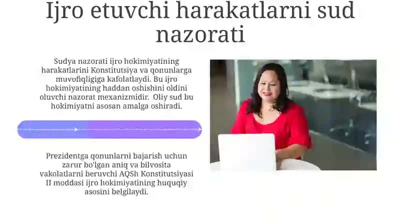 Ijro etuvchi hokimiyatning huquqiy asoslari 4