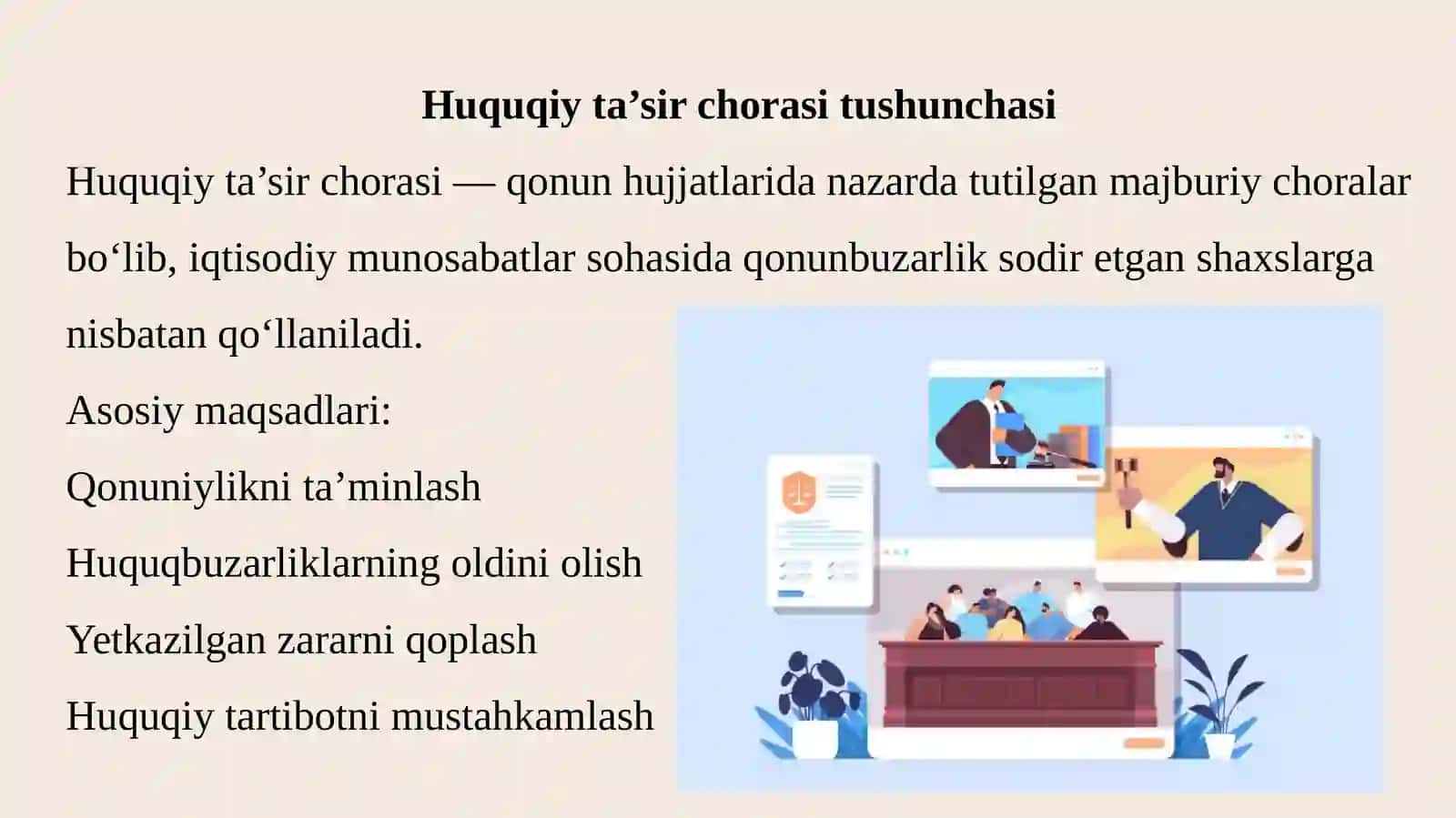 Huquqiy ta’sir chorasini qo‘llash to‘g‘risidagi ish bo‘yicha xabarlar va chaqiruvlar 4
