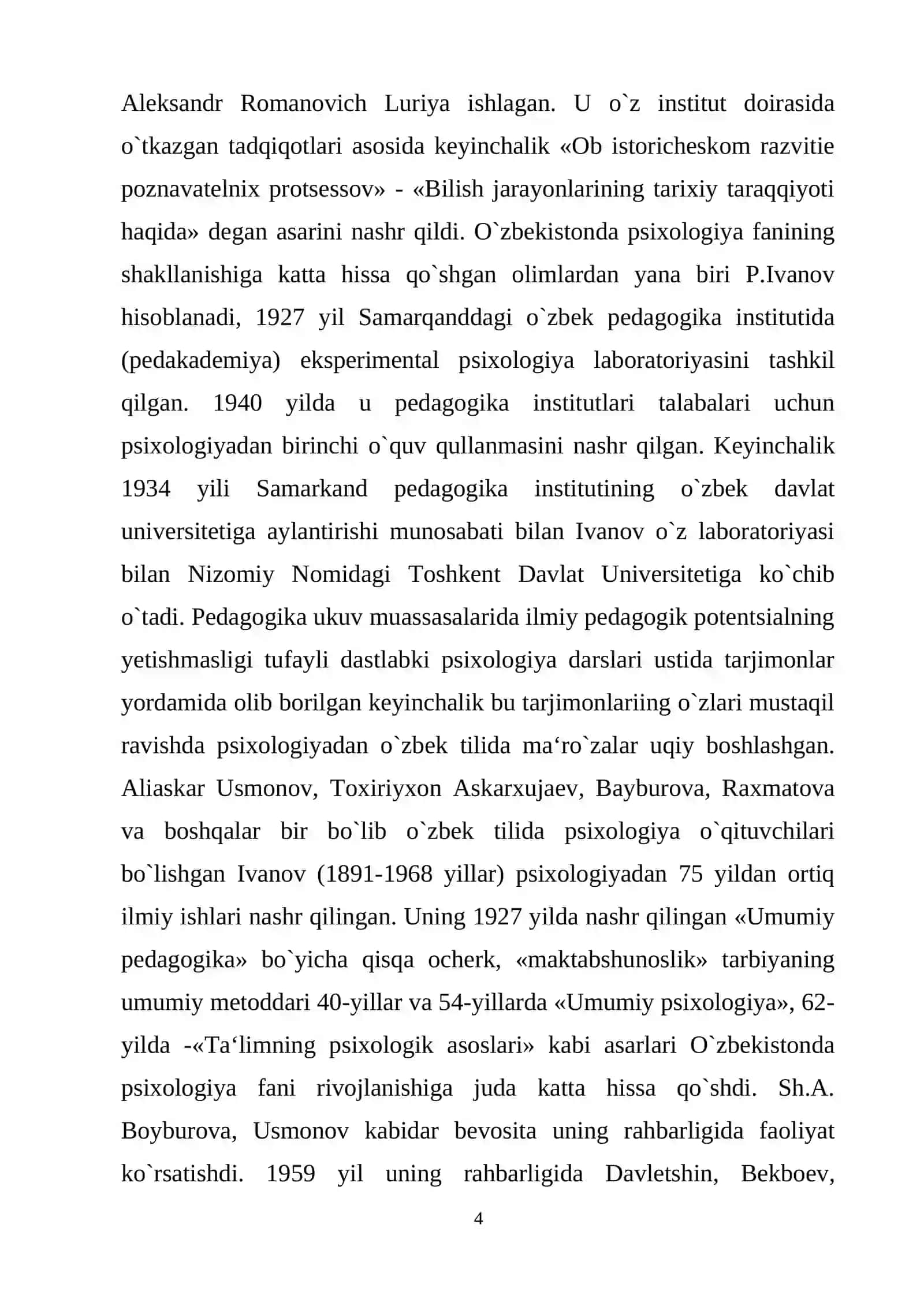 O`zbekistonda psixologiya fanining rivojlanishi 4