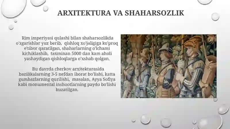 Erta Oʻrta Osiyo sanʼati (IV-IX asrlar)ning asosiy xususiyatlari 4