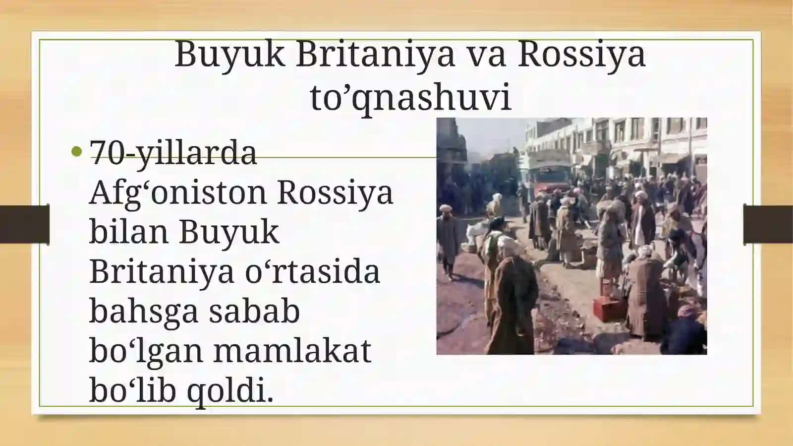 XIX asr oxiri - XX asr boshlarida Afg’oniston 4