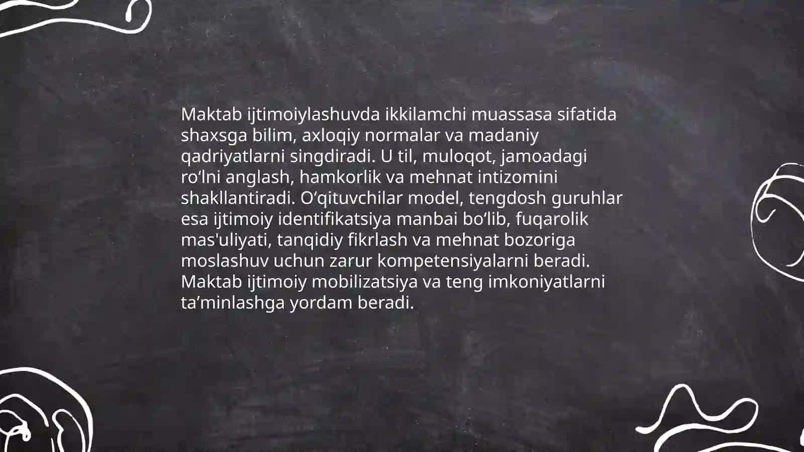 Oilaning shaxs ijtimoiylashuvidagi asosiy roli va vazifalari 4