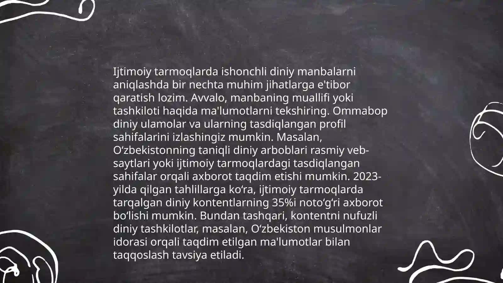 Ijtimoiy tarmoqlarda diniy axborot isteʼmoli madaniyatini tarbiyalashning zaruriyati 4