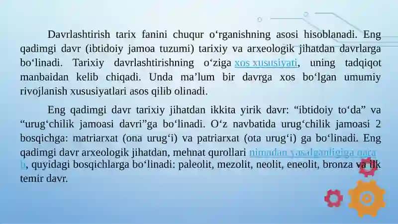 QADIMGI VA ILK O’RTA ASRLAR DAVLATCHILIGI: ASOSIY  BOSQICHLARI VA O’ZIGA XOS XUSUSIYATLARI 4