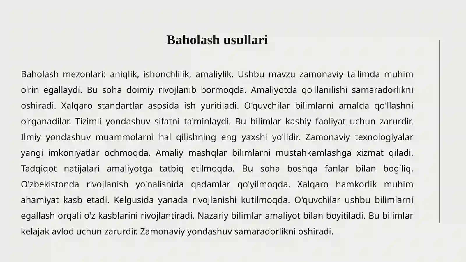 Ta'lim sifatini baholash 4