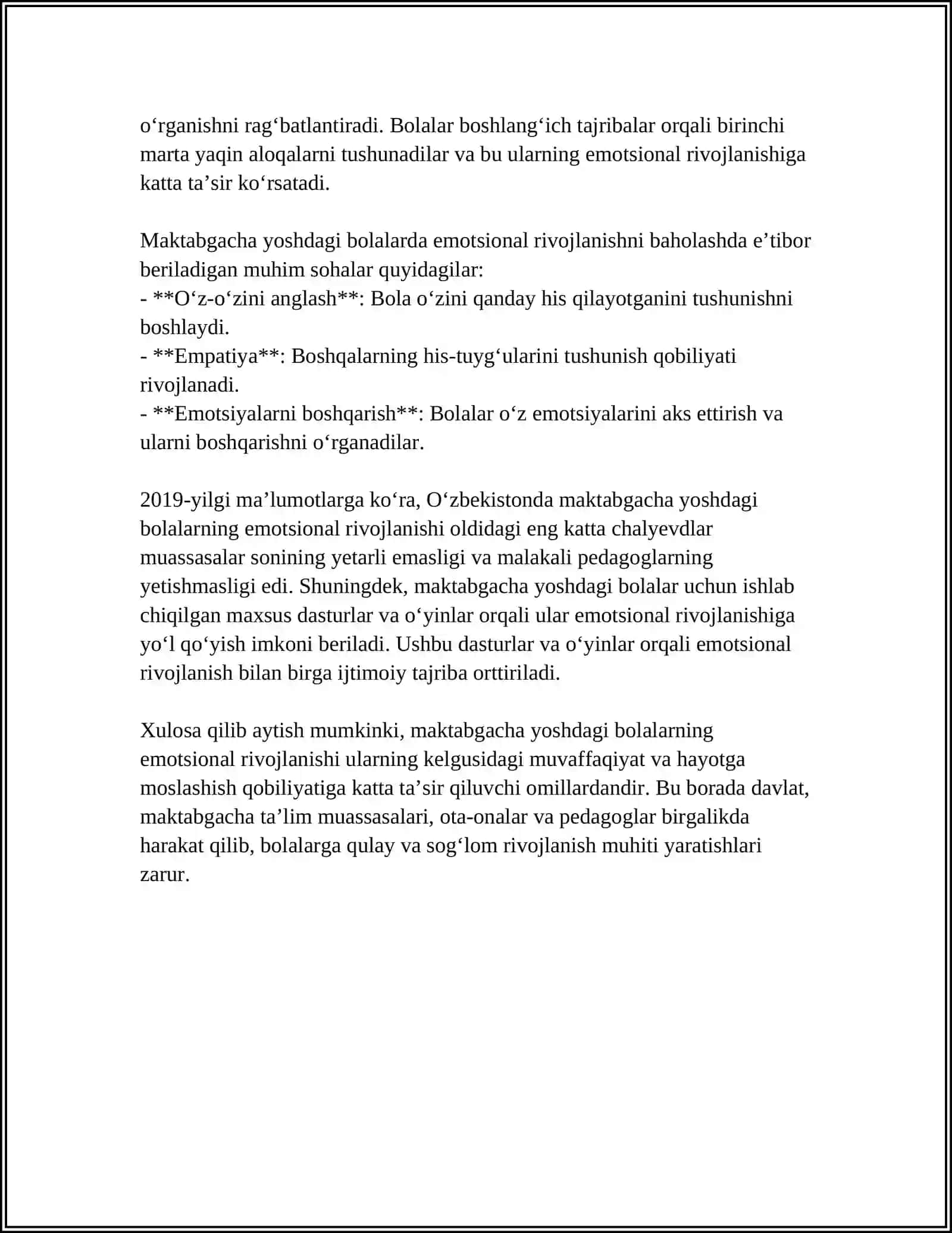 MAKTABGACHA YOSHDAGI BOLALARNING PSIXOLOGIK HUSUSIYATLARI 4