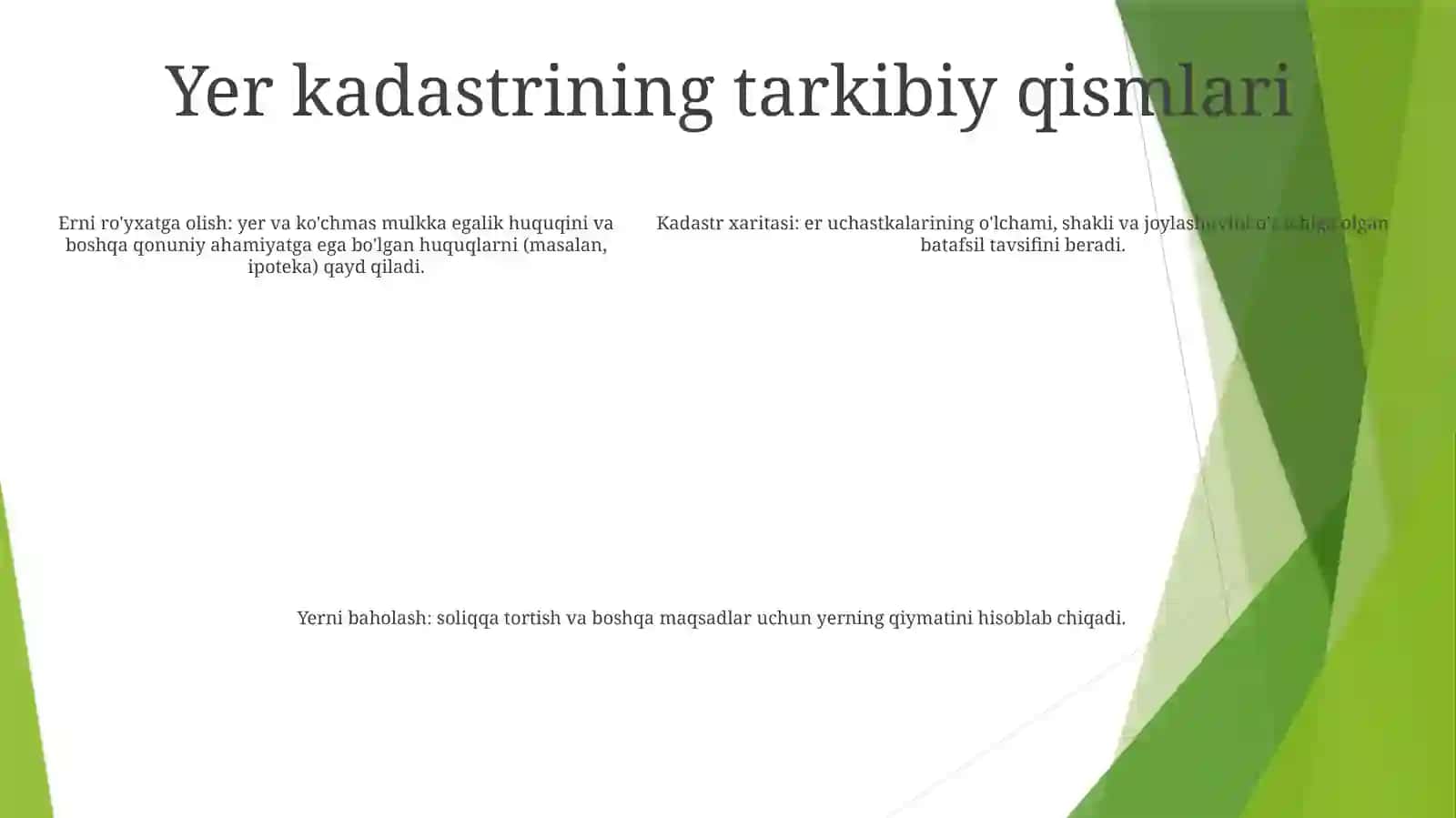 Kadastrning tarixiy rivojlanishi 4