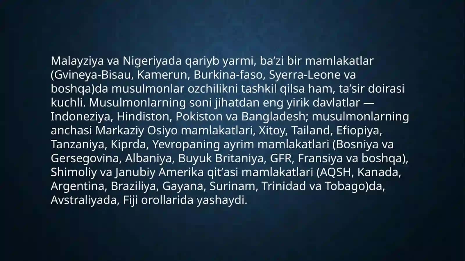 Islom dinining paydobo'lgan ijtimoiy-iqtisodiy shart-sharoitlar. Muhammad payg'ambar hayotlari 4