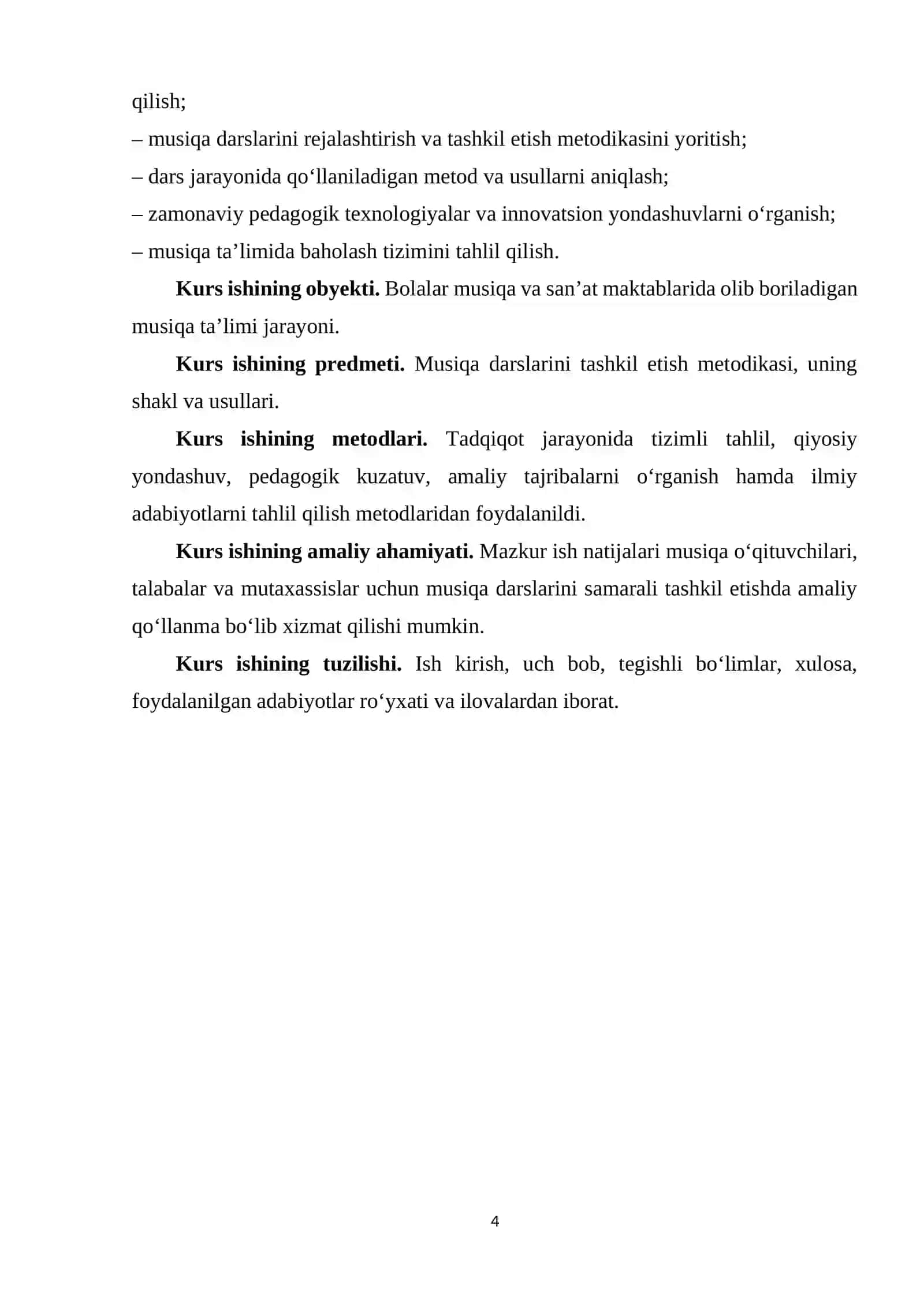 Bolalar musiqa va san’at maktablarida musiqa darslarini tashkil etish metodikasi 4