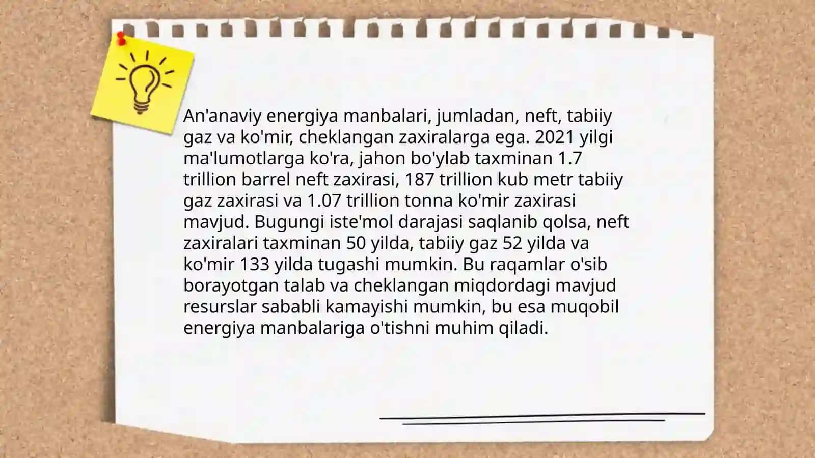 Dunyo davlatlarini muqobil energiyadan foydalanishga o'tishning zaruryati 4