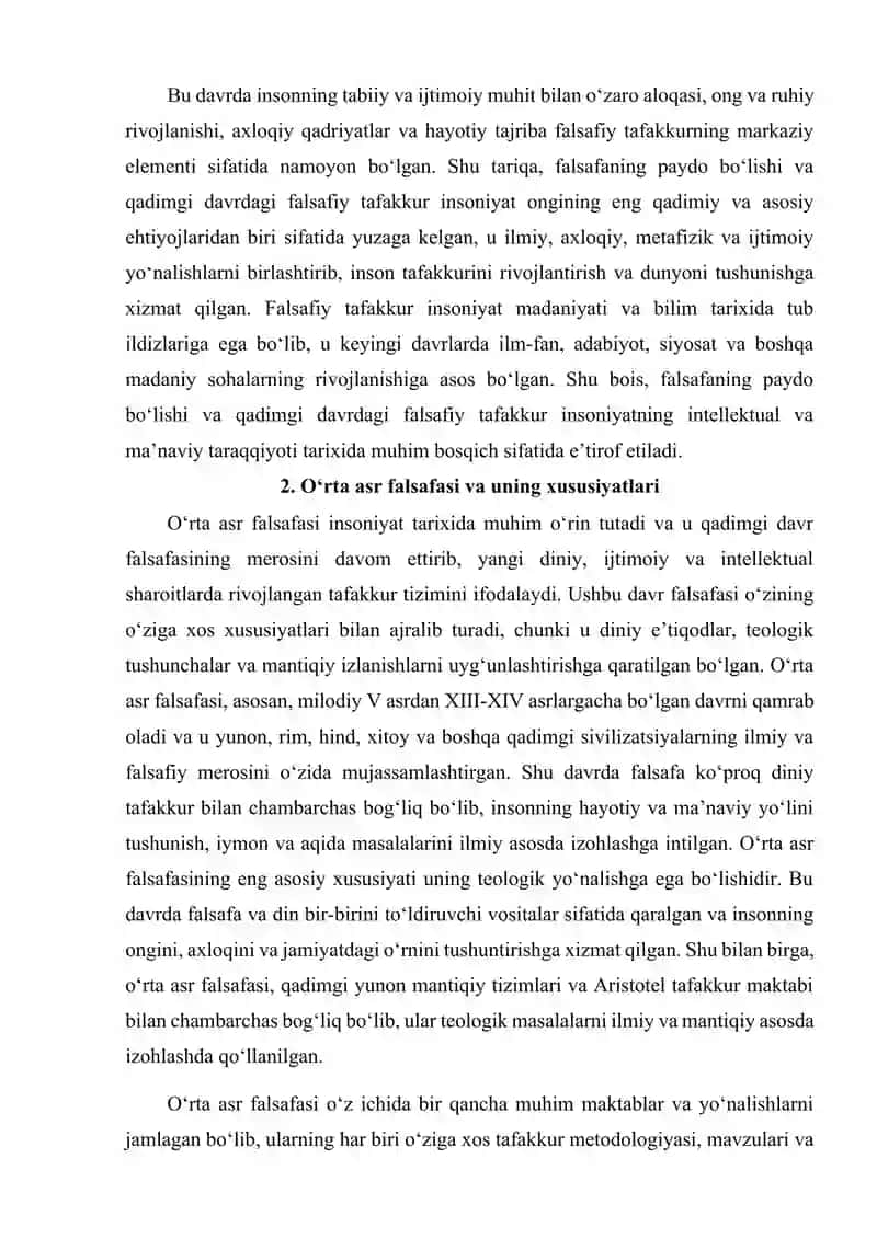 Falsafaning rivojlanishi 4