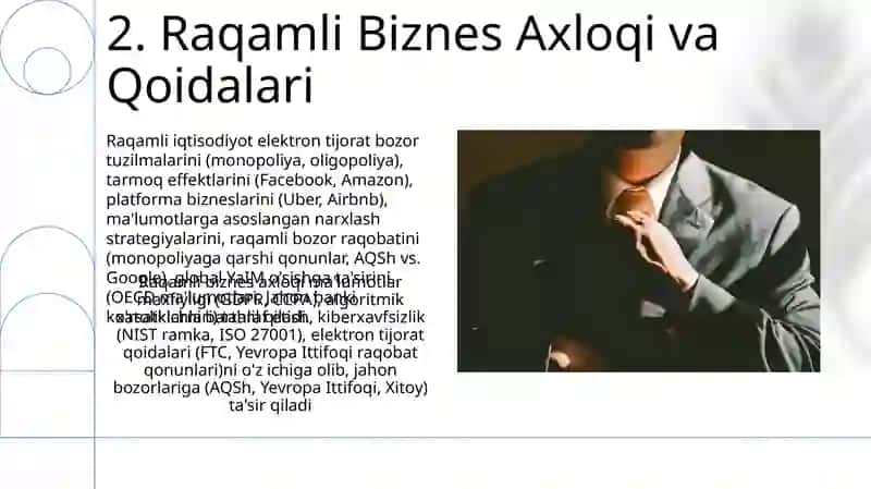Ragamli iqtisodiyot: elektron biznesni boshgarish asoslari 4