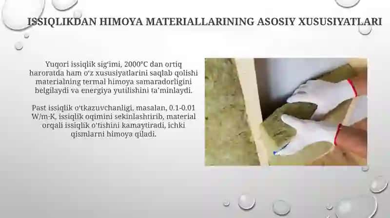 Issiqlik himoyalovchi materiallar 4