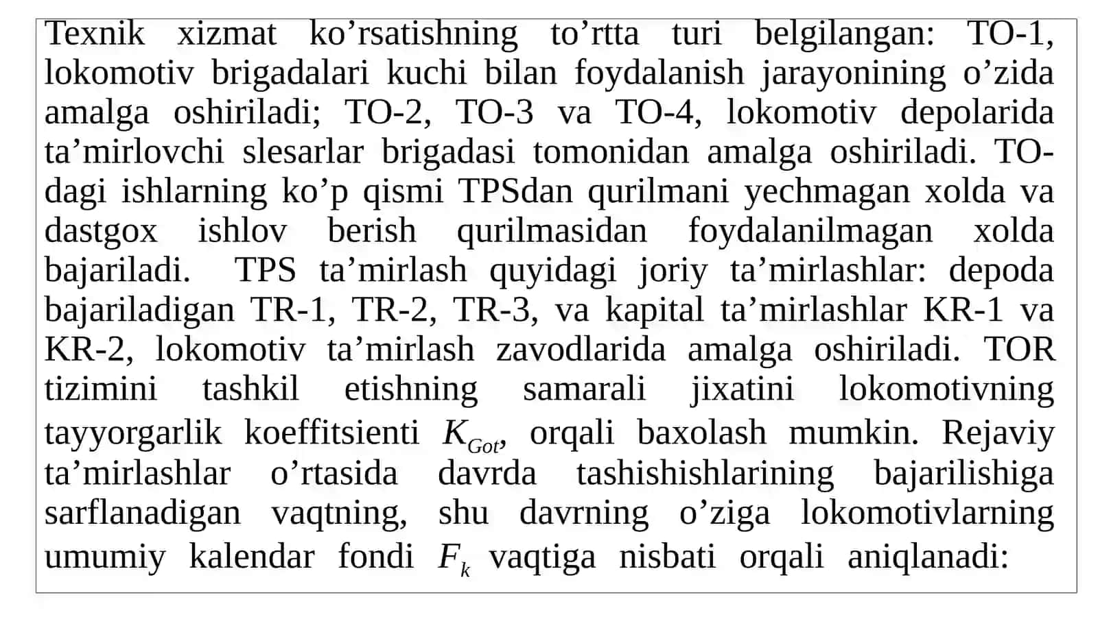 LOKOMOTIVLARGA TEXNIK XIZMAT KO’RSATISH 4