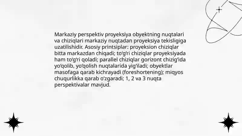 Tekislikning perspektivasi 4
