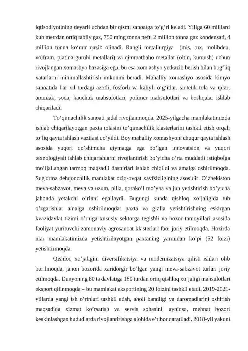 MUSTAQILLLIKGA ERISHISH ARAFASIDA O'ZBEKISTONDAGI IJTIMOIY O'ZGARISHLAR MAZMUN VA MOHIYATI 4