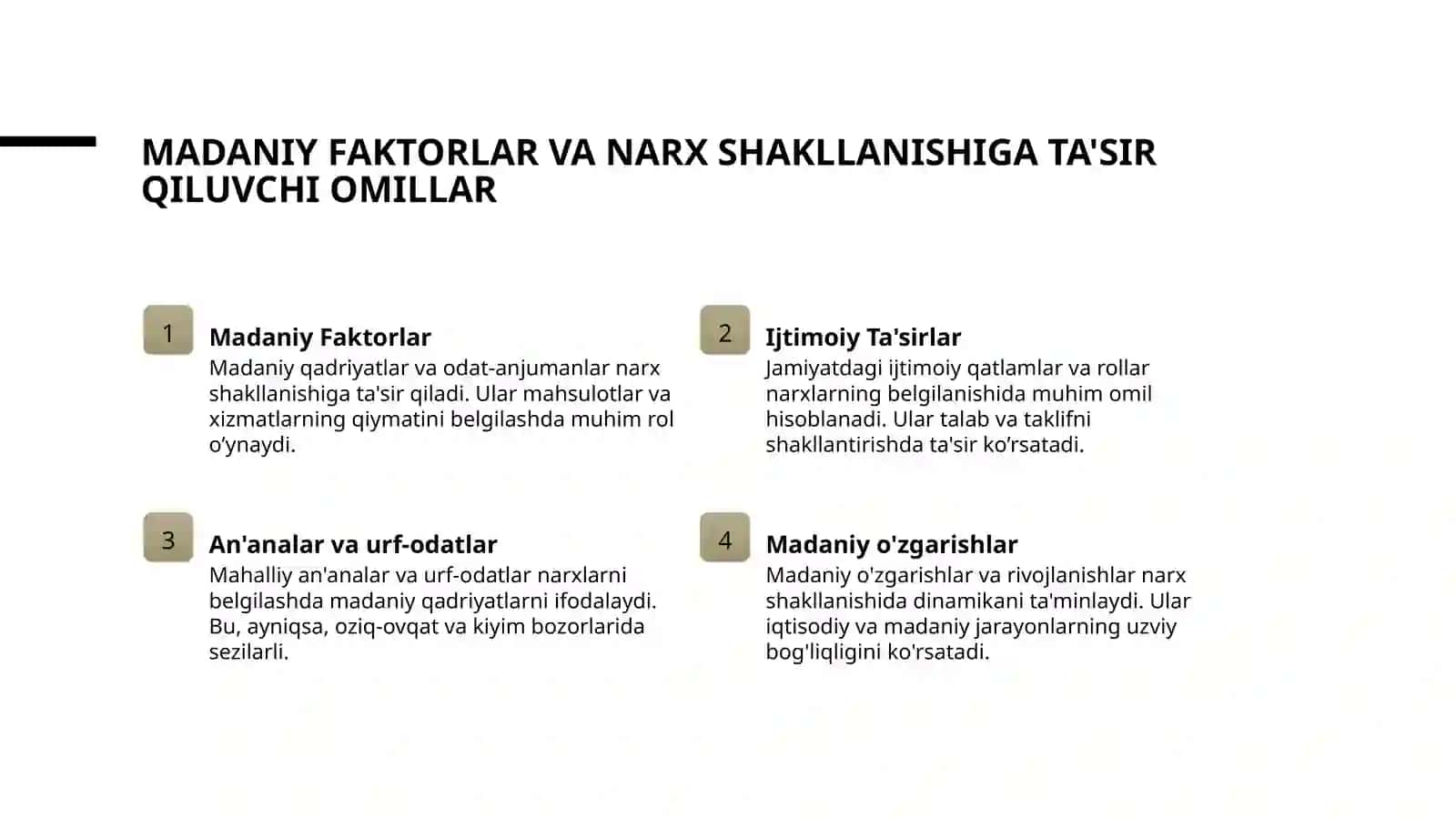 Narx mohiyati va shakllanish xususiyatlari 4